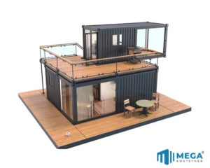 Ahşap Kaplama Konteyner Ev