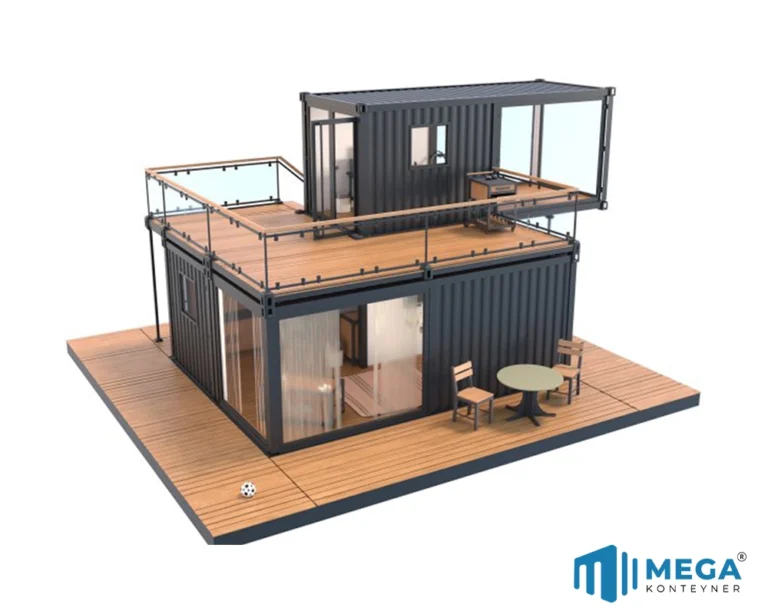 Read more about the article Ahşap Kaplama Konteyner Ev